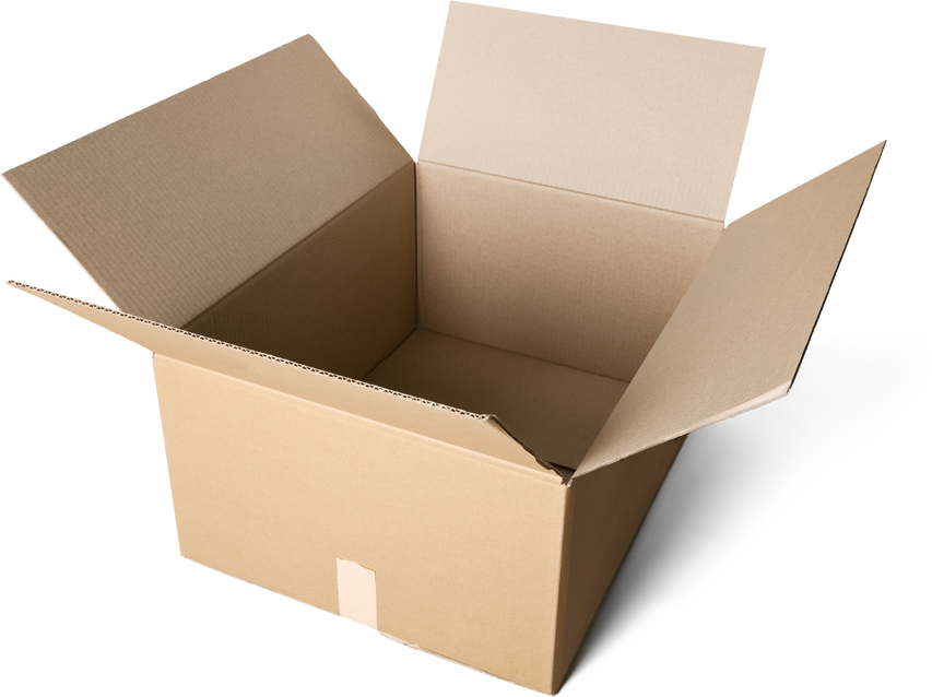 Cardboard Box Packaging Isolated